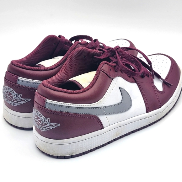 Air Jordan Men's 1 Low Bordeaux Size 8.5 (M) 10.0(W)  #1203 - Picture 3 of 7